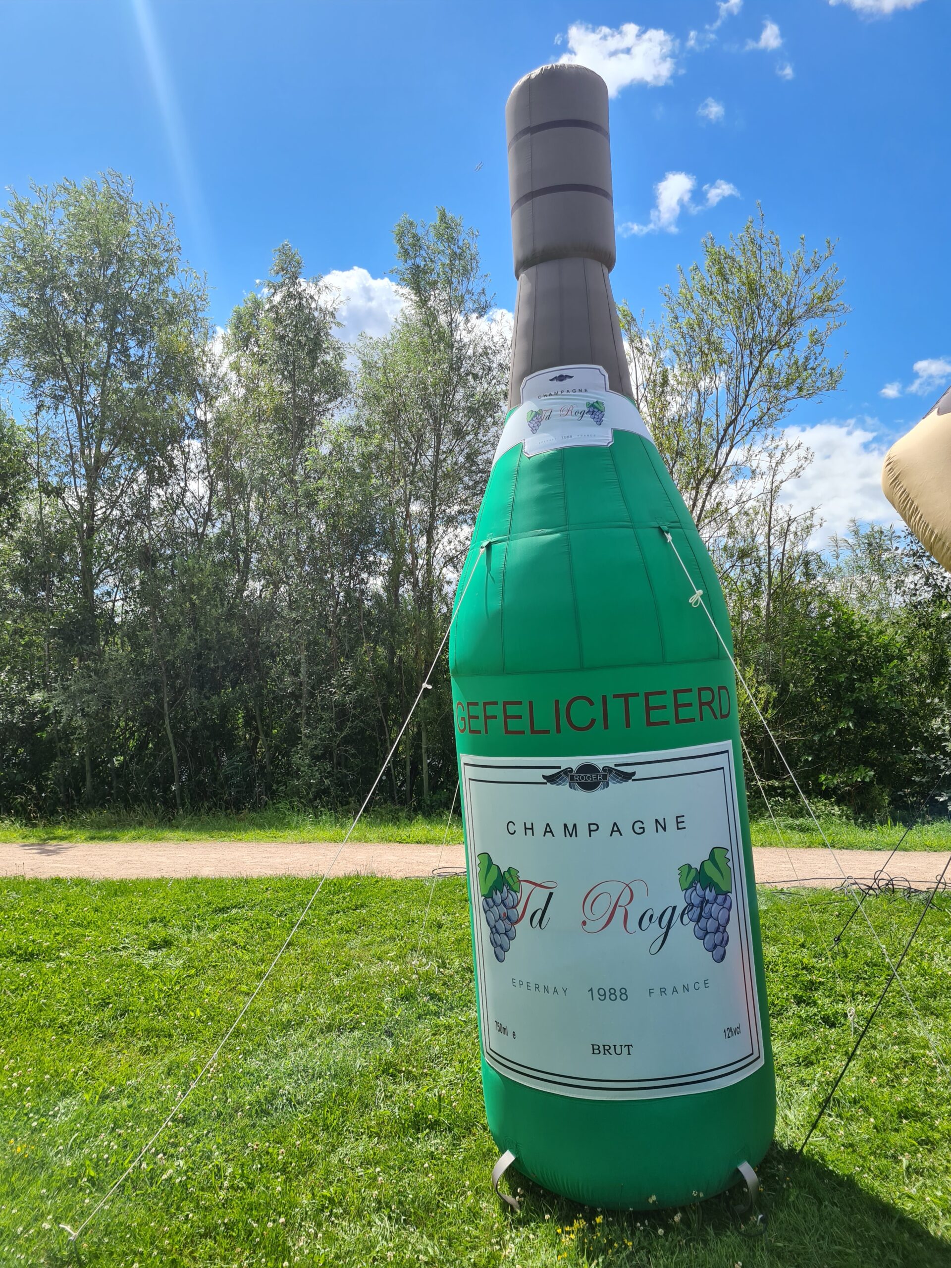 Verjaardag Champagne fles